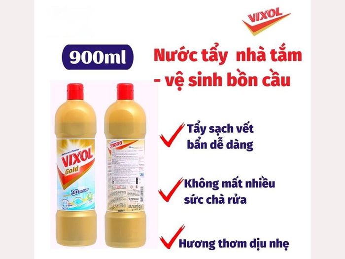Hình ảnh chi tiết sản phẩm Vixol Gold - Giải pháp tẩy rửa đa năng cho không gian nhà tắm