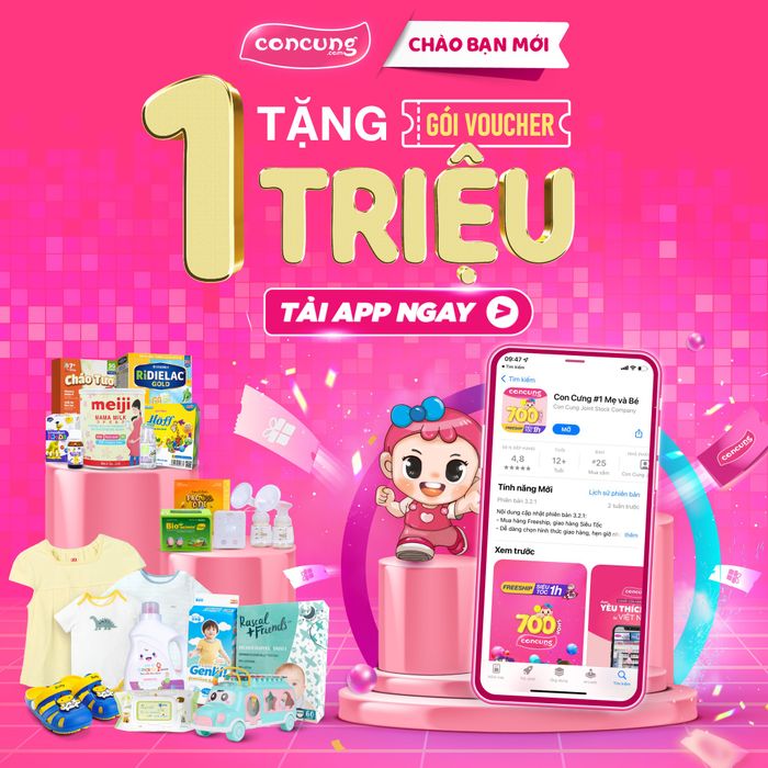 Con Cưng - Nơi gửi trọn niềm tin của mẹ bỉm sữa