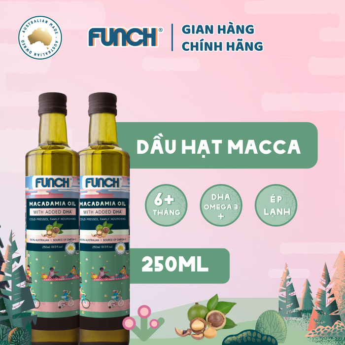 Dầu hạt Macca Funch oil ép lạnh hình ảnh 1
