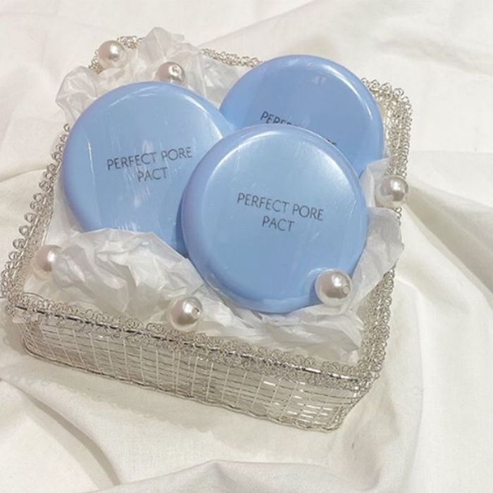 Hình ảnh thực tế Phấn Phủ The Saem Saemmul Perfect Pore Pact