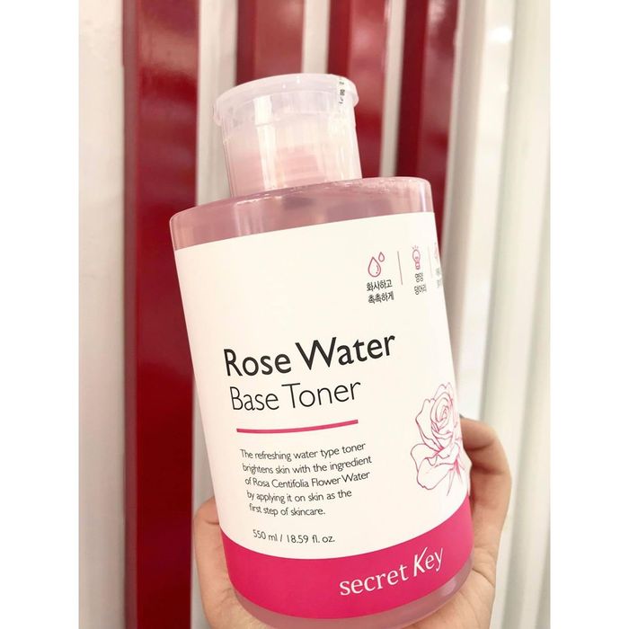 Hình ảnh thực tế Secret Key Rose Water Base Toner