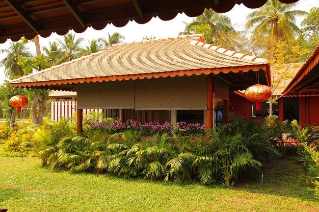 Không gian xanh mát tại Forever Green Resort