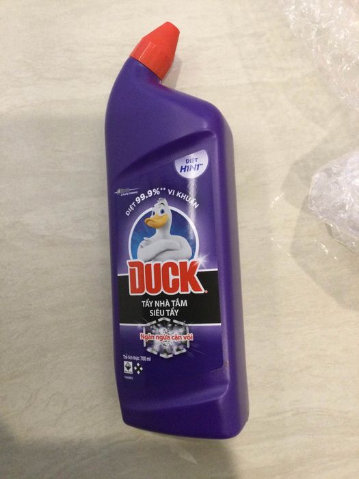 Hình ảnh minh họa quy trình sử dụng Duck Mr Muscle đạt hiệu quả tối ưu