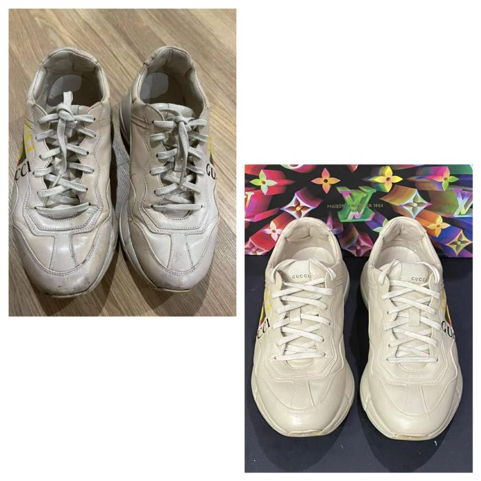 Saikou Sneaker Spa - Bộ sưu tập hình ảnh thực tế về dịch vụ chăm sóc giày đẳng cấp