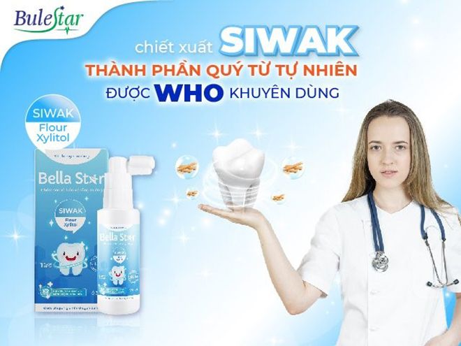 Hình ảnh thực tế Xịt chống sâu răng Bella Star