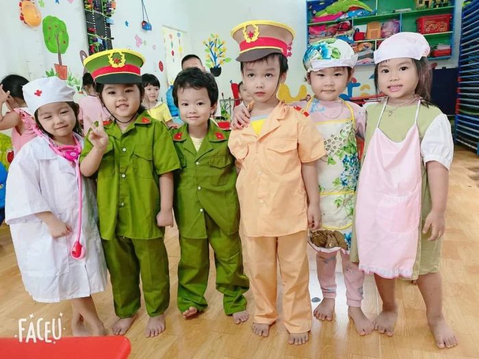 Hình ảnh không gian học tập tại Trường Mầm Non Hùng Vương