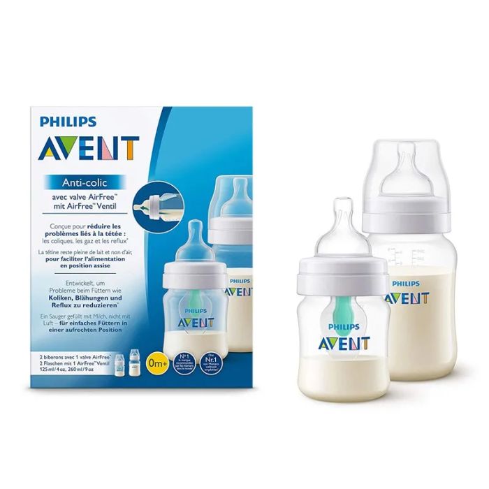 Hình ảnh minh họa bình sữa Philips Avent SCF810/24 với công nghệ AirFree™