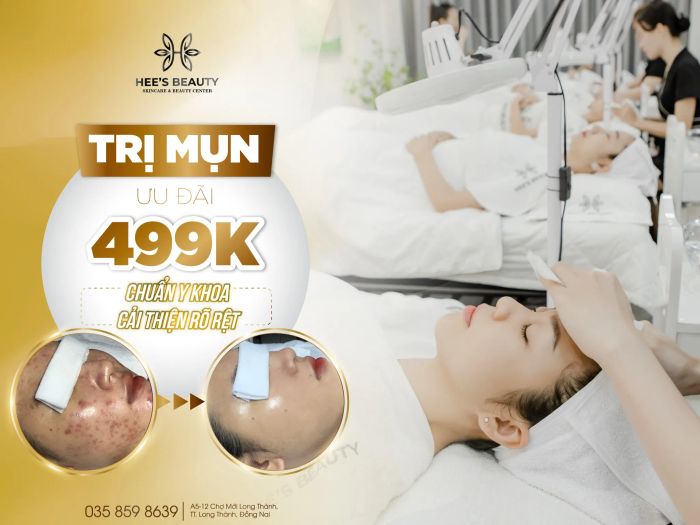 Không gian sang trọng và hiện đại tại Hee's Beauty