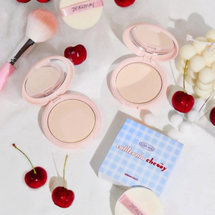 Hình ảnh thực tế Phấn Phủ Dearmay California Cherry Sebum Pact