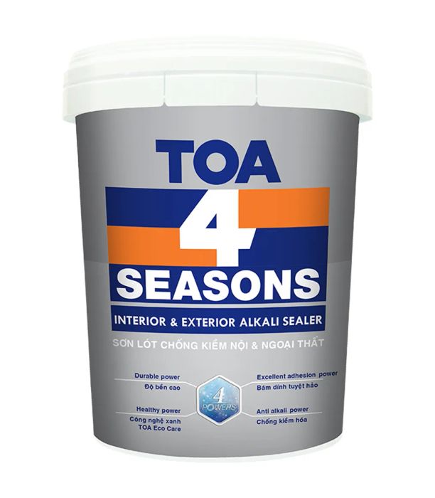 Sơn lót chống kiềm Nội & Ngoại thất TOA 4 Seasons Interior & Exterior Alkali Sealer ảnh 2