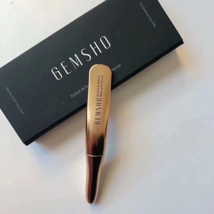 Serum Gemsho dưỡng mi và lông mày - Ảnh thực tế