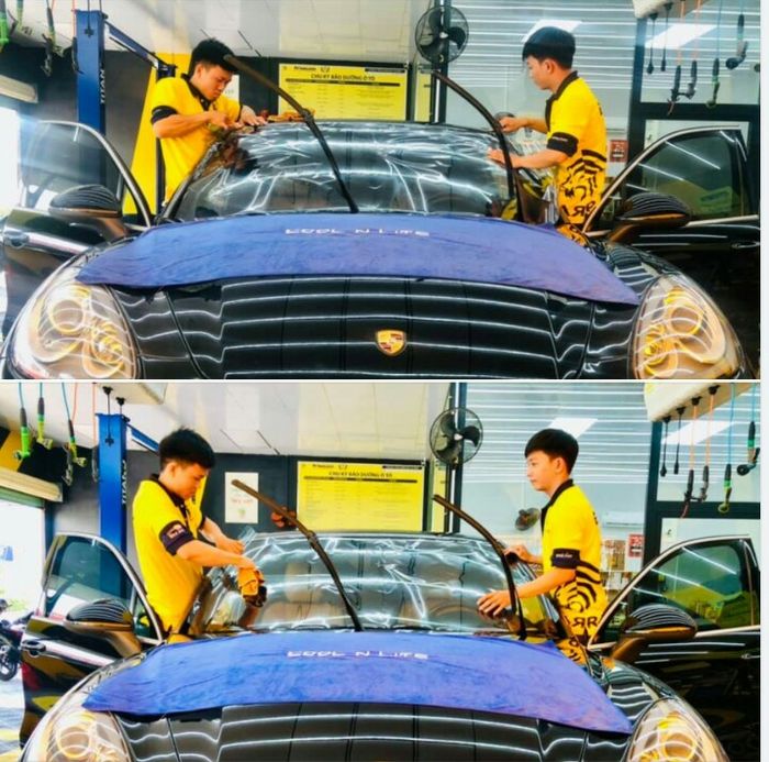 Quy trình dán phim cách nhiệt tỉ mỉ tại BMB Car Care Center