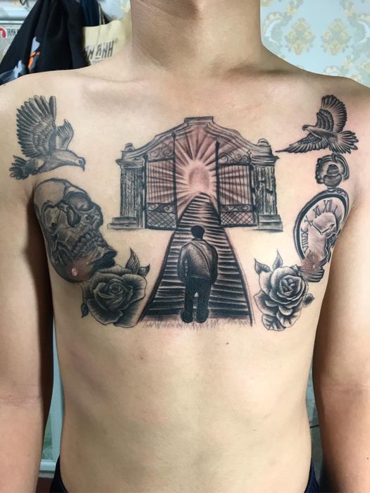 Tattoo 248 Tattoo House Of Art - Tác phẩm nghệ thuật đẹp mê hoặc - Ảnh 1