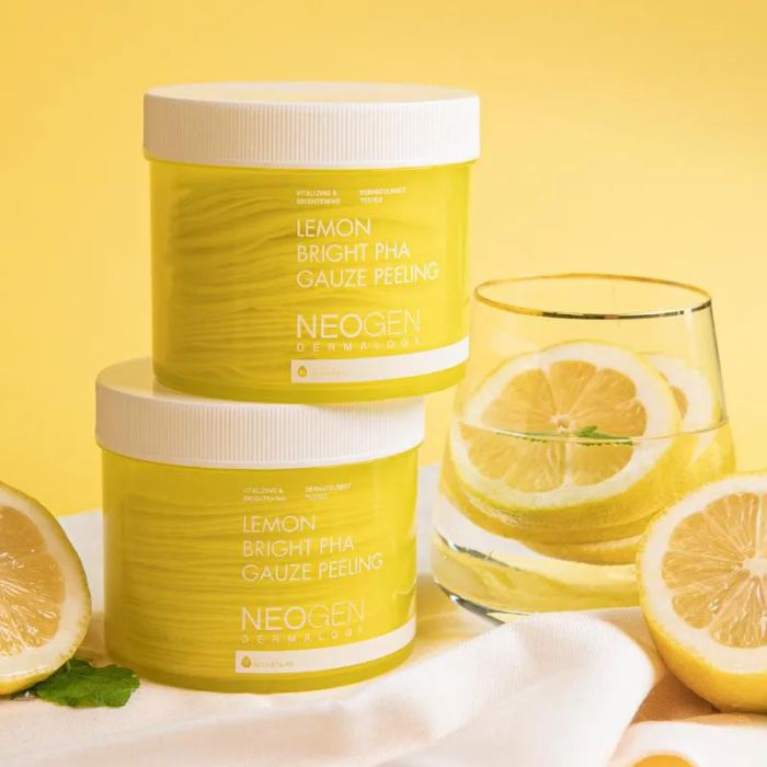 Tẩy Da Chết Chanh Neogen Dermalogy Lemon Bright PHA Gauze Peeling ảnh 1