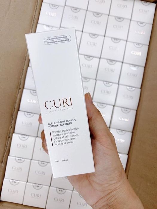 Sữa Rửa Mặt Dạng Bột Curi Intensive Re-Vital Powdery Cleanser ảnh 2
