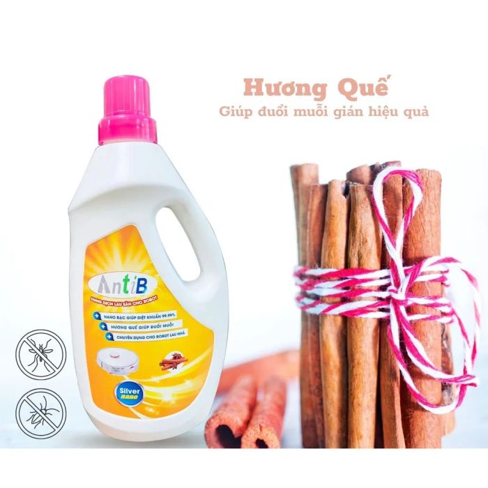 AntiB – Nước Lau Sàn Chuyên Dụng Cho Robot Lau Nhà – Hương Quế - Ảnh 2