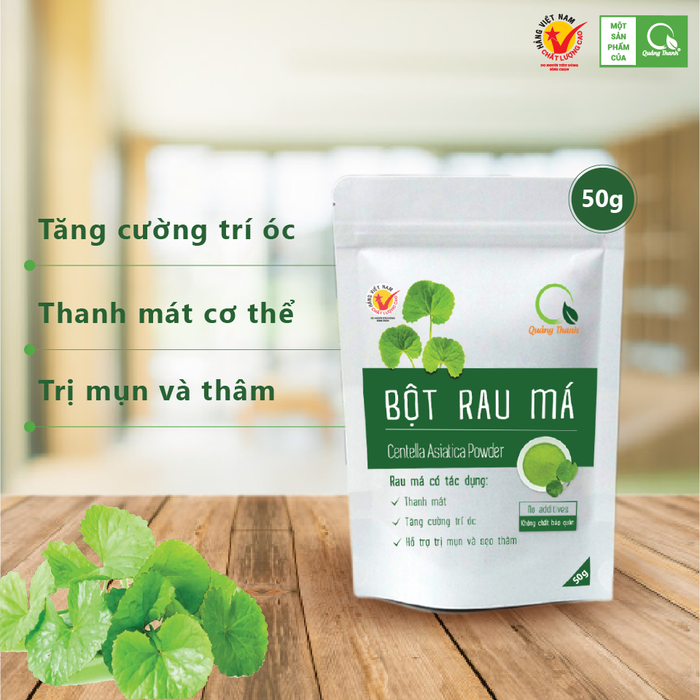 Hình ảnh Bột rau má Quảng Thanh - Sản phẩm chất lượng từ nông trại hữu cơ