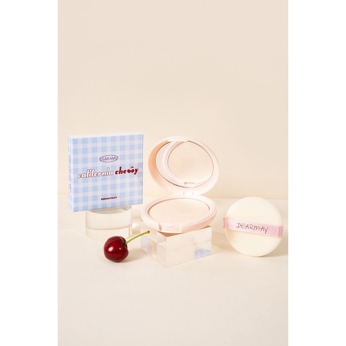 Hình ảnh chân thực Phấn Phủ Dearmay California Cherry Sebum Pact