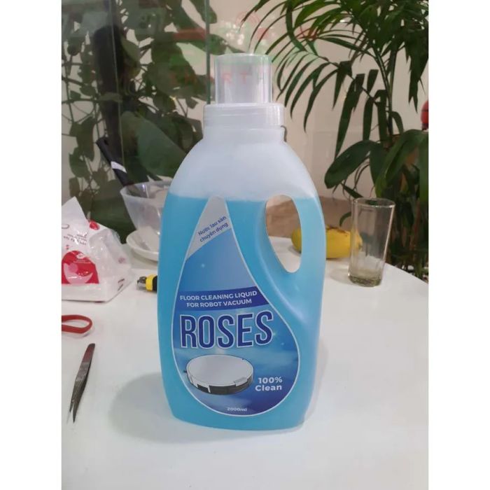 Nước Lau Sàn Chuyên Dụng Cho Robot Lau Nhà ROSES - Ảnh 1