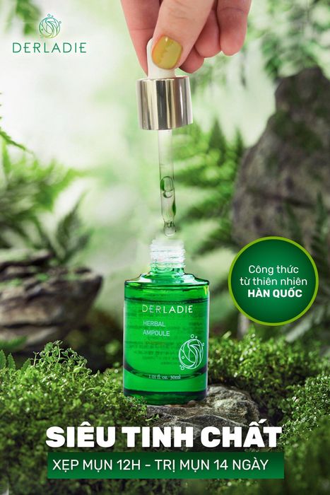 Tinh Chất Tràm Trà Cho Da Mụn Derladie Herbal Ampoule For Blemish ảnh 1