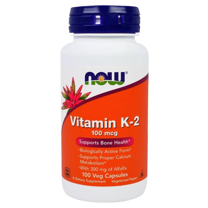 Hình ảnh sản phẩm NOW Vitamin K-2 100mcg - Dưỡng chất vàng cho vận động viên