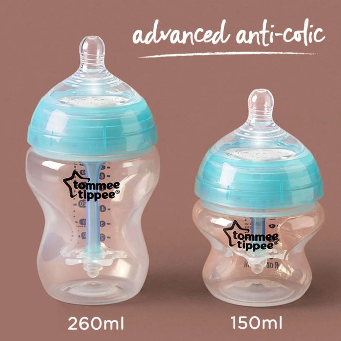 Hình ảnh minh họa bình sữa Tommee Tippee Advanced Anti-Colic với thiết kế ergonomic