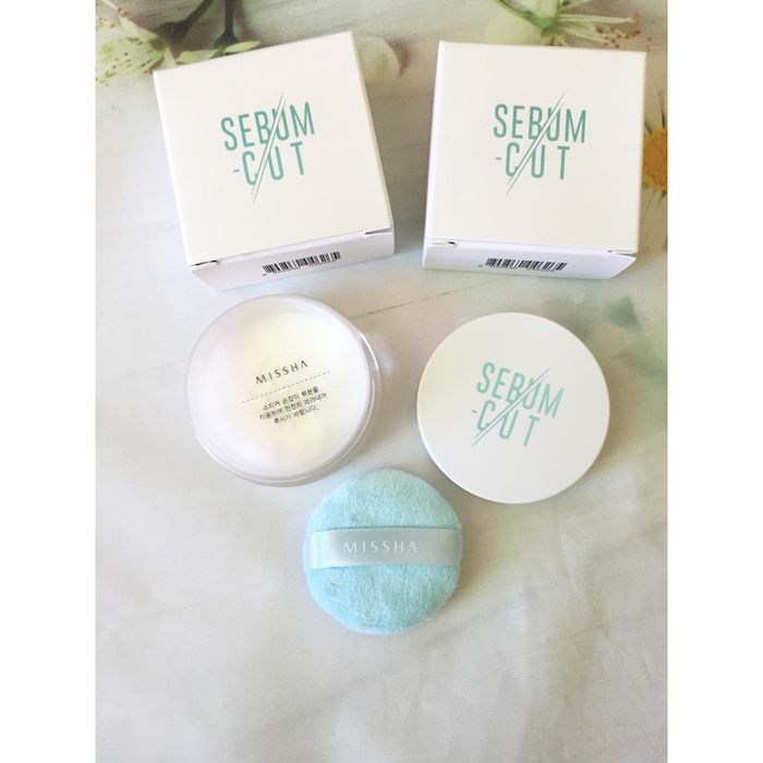 Hình ảnh thực tế Phấn Phủ Missha Sebum Cut Powder