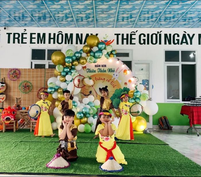 Hình ảnh ấn tượng về không gian học tập tại Trường Mầm non Thiên Thần Nhỏ