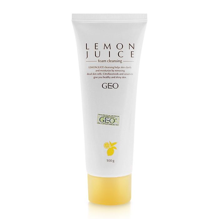 Hình ảnh Sữa Rửa Mặt Chanh GEO Lamy Lemon Juice Foam Cleansing - Ảnh 2