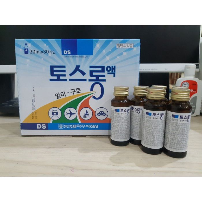 Nước uống chống say tàu xe DongSung TosLong Sos Hàn Quốc - Hình ảnh 2