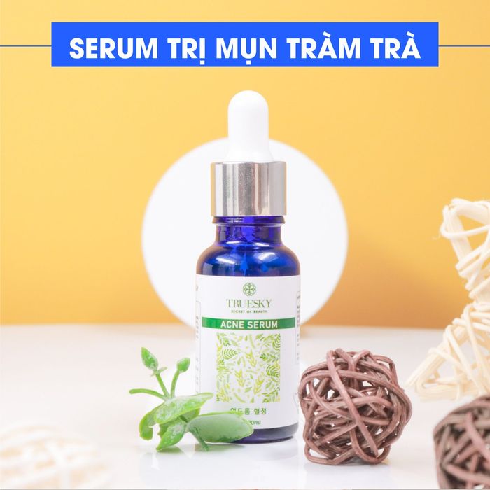 Serum Ngừa Mụn Trắng Da Truesky Premium Chiết Xuất Tràm Trà ảnh 2