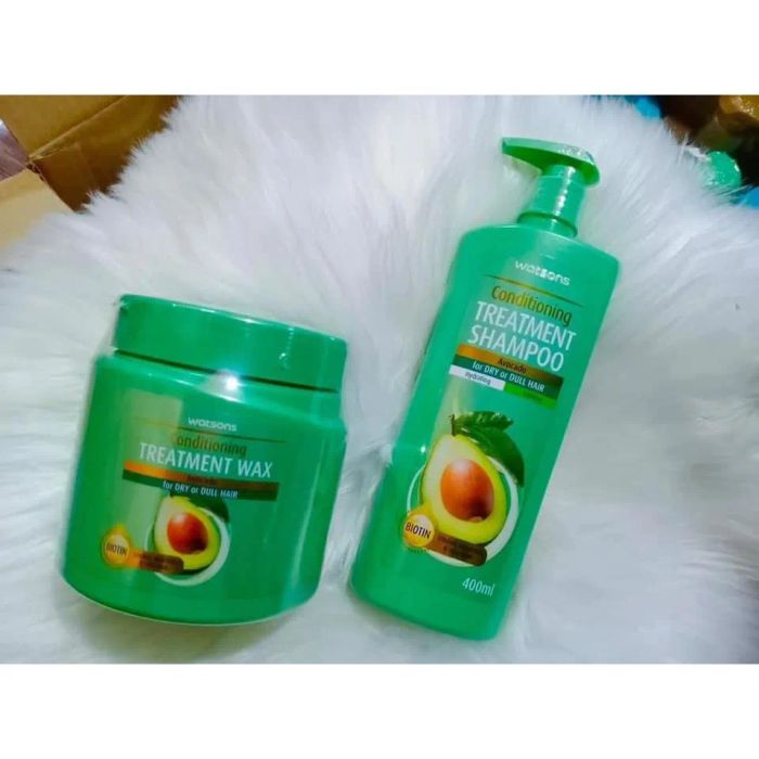 Hình ảnh Dầu Gội Watsons Tinh Chất Bơ chính hãng