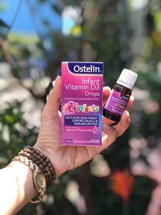 Hình ảnh sản phẩm Ostelin Infant Vitamin D3 Drop Úc ảnh 1