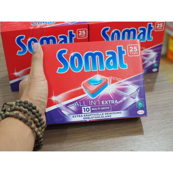 Hình ảnh thực tế viên rửa bát Somat 10in1