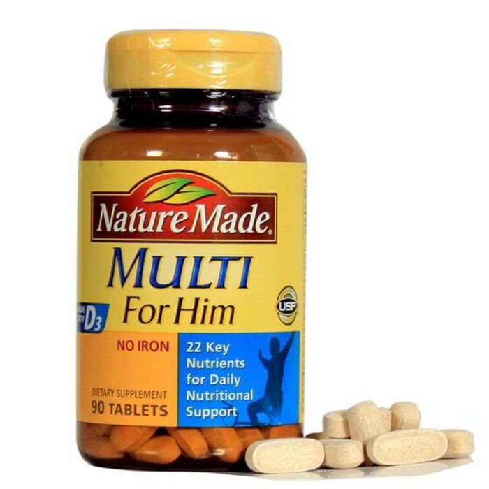 Vitamin tổng hợp cho nam Nature Made Multi For Him - Hình ảnh 2