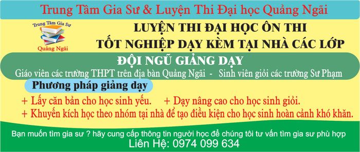 Trung Tâm Gia Sư Quảng Ngãi – Mrs. Quyên mang đến hình ảnh chân thực về môi trường giảng dạy chất lượng.