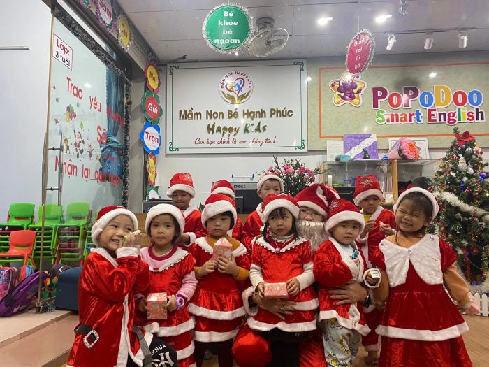 Góc học tập đầy cảm hứng của các bé tại Mầm Non Song Ngữ Happy Kids