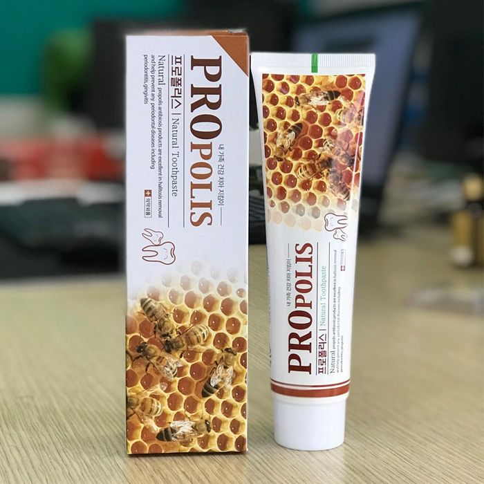Hình ảnh thực tế Kem Đánh Răng Keo Ong Hàn Quốc Propolis