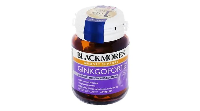 Hình ảnh Blackmores GinkgoForte - Viên uống hỗ trợ tuần hoàn não - Ảnh 1