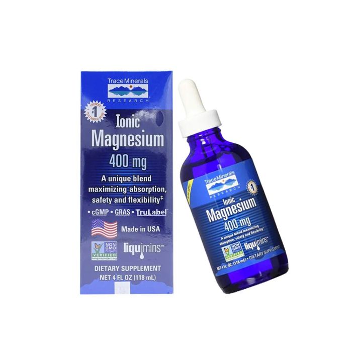 Hình ảnh thực tế Ionic Magnesium - Dạng nước hấp thu tối ưu