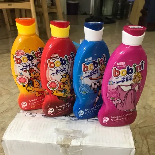 Hình ảnh thực tế nước rửa tay Bobini với thiết kế bắt mắt