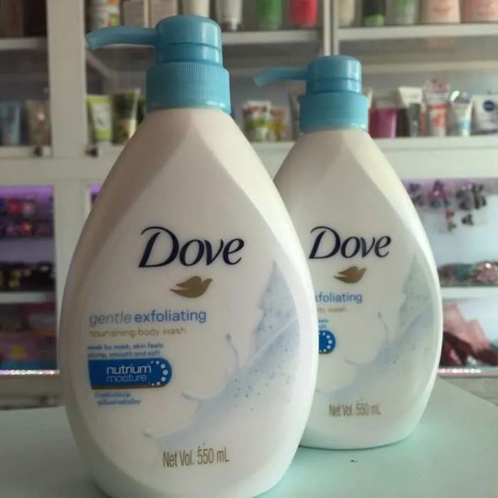 Sữa Tắm Dưỡng Thể Tẩy Tế Bào Chết Dove Gentle Exfoliating Nutrium Moisture - Hình ảnh 2