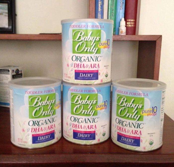Hình ảnh Sữa Organic Baby’s Only Mỹ 1