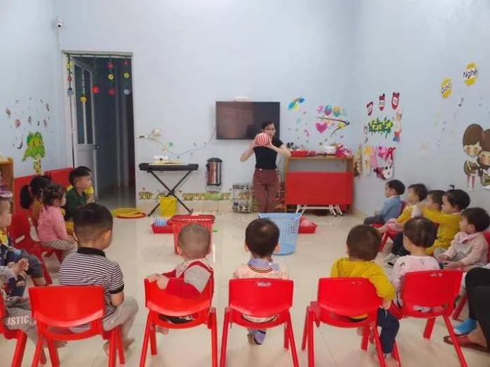 Hình ảnh sinh động về không gian học tập tại Mầm non Họa Mi