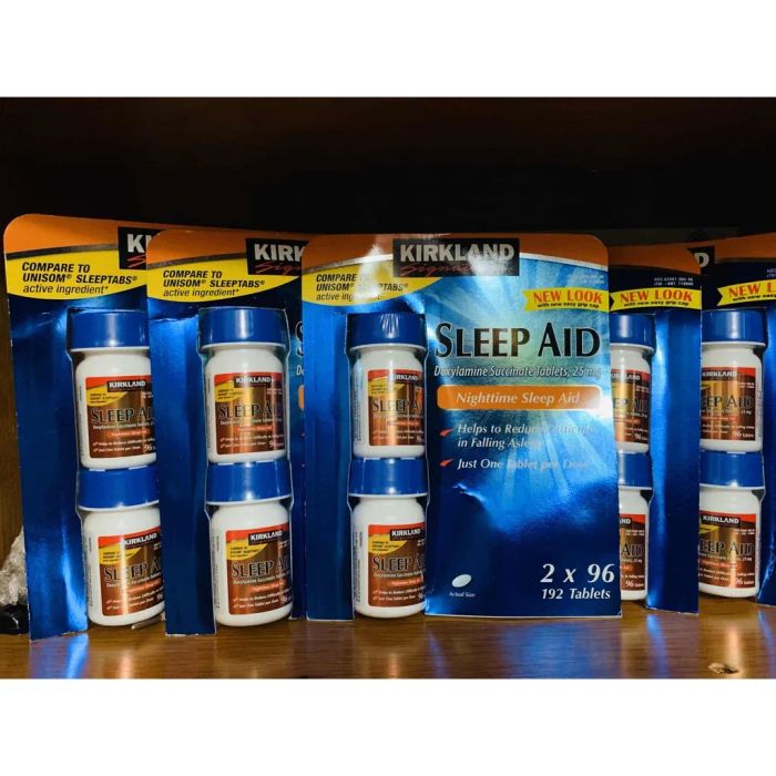 Viên uống hỗ trợ giấc ngủ Kirkland Sleep Aid ảnh 2