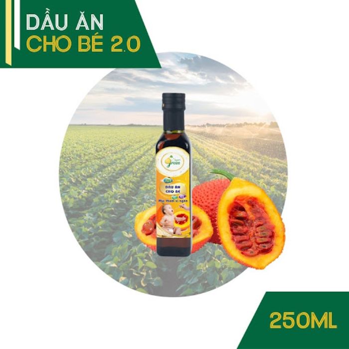 Hình ảnh minh họa Dầu gấc Super Green cao cấp cho bé