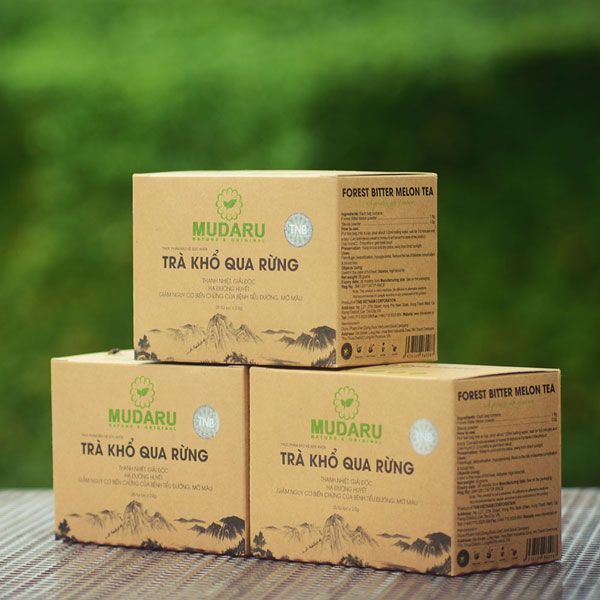 Hình ảnh bao bì Trà Mudaru tiêu chuẩn chất lượng