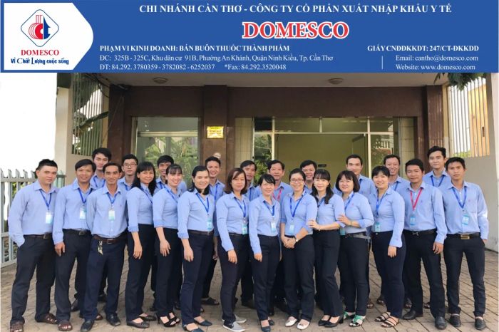 Hình ảnh dây chuyền sản xuất đạt chuẩn GMP-WHO của DOMESCO