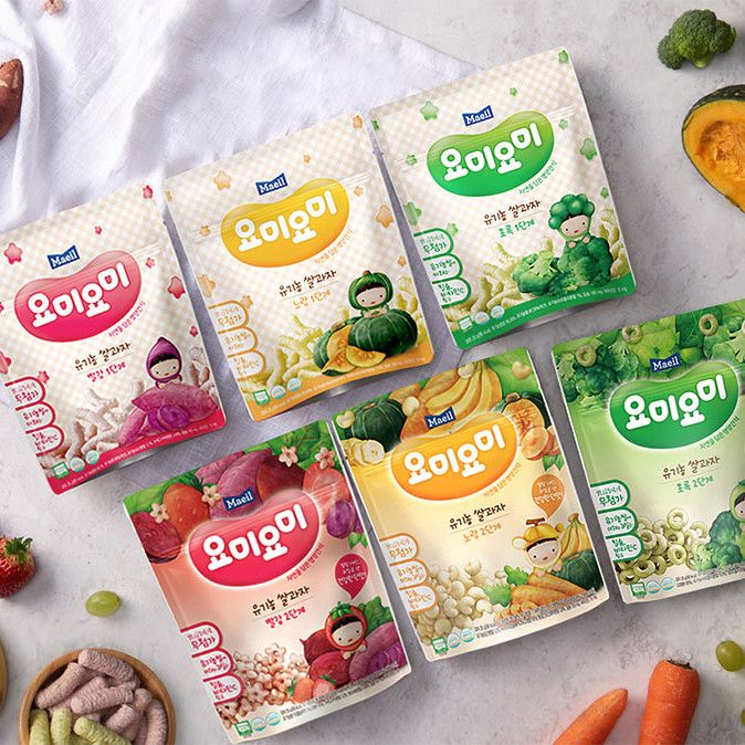 Bánh ăn dặm Maeil Dairies - Thiết kế an toàn cho bé tập nhai