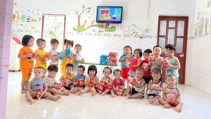 Hình ảnh không gian học tập tại Nhóm trẻ tư thục Chim Non